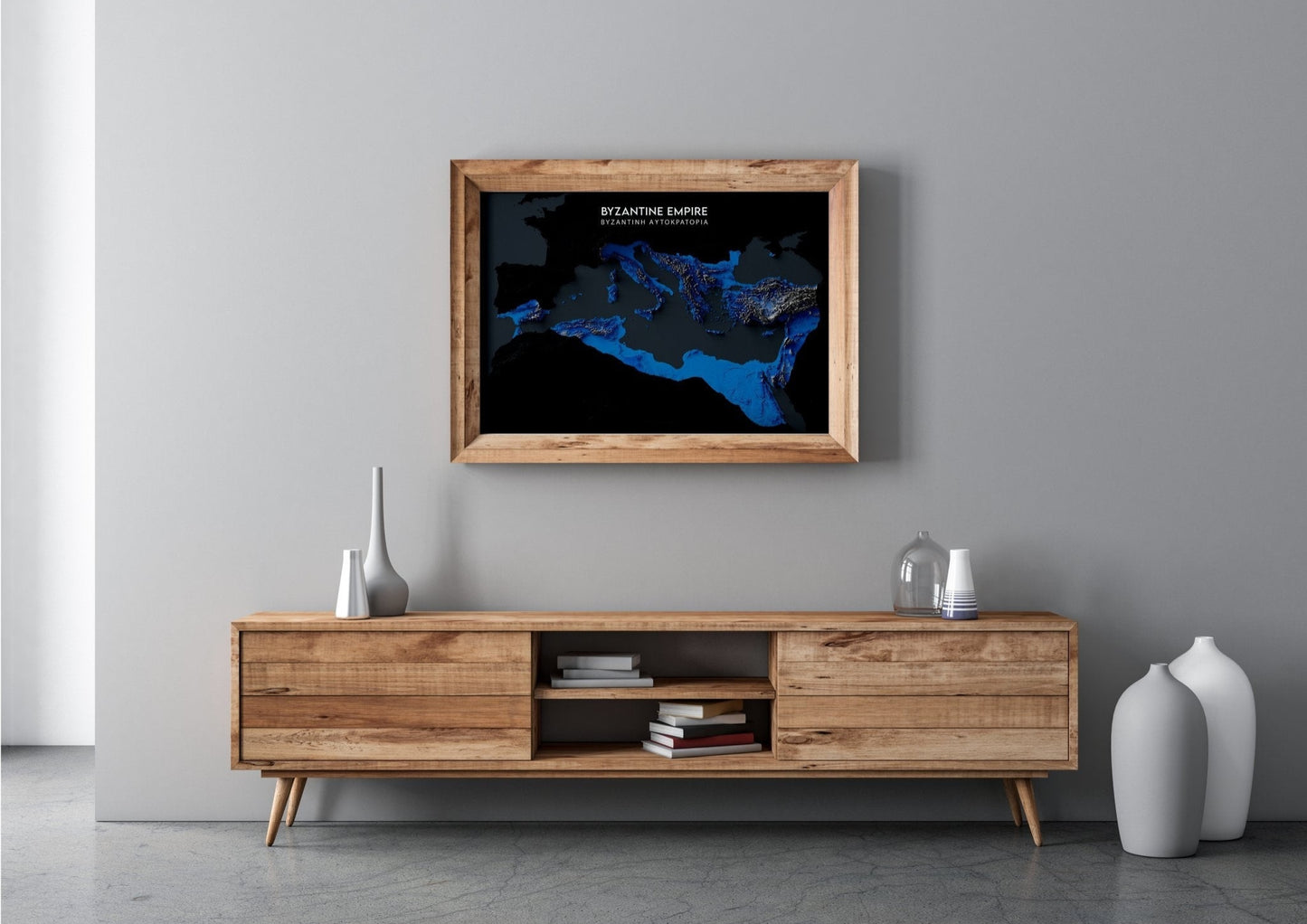 Byzantine Empire Relief Map