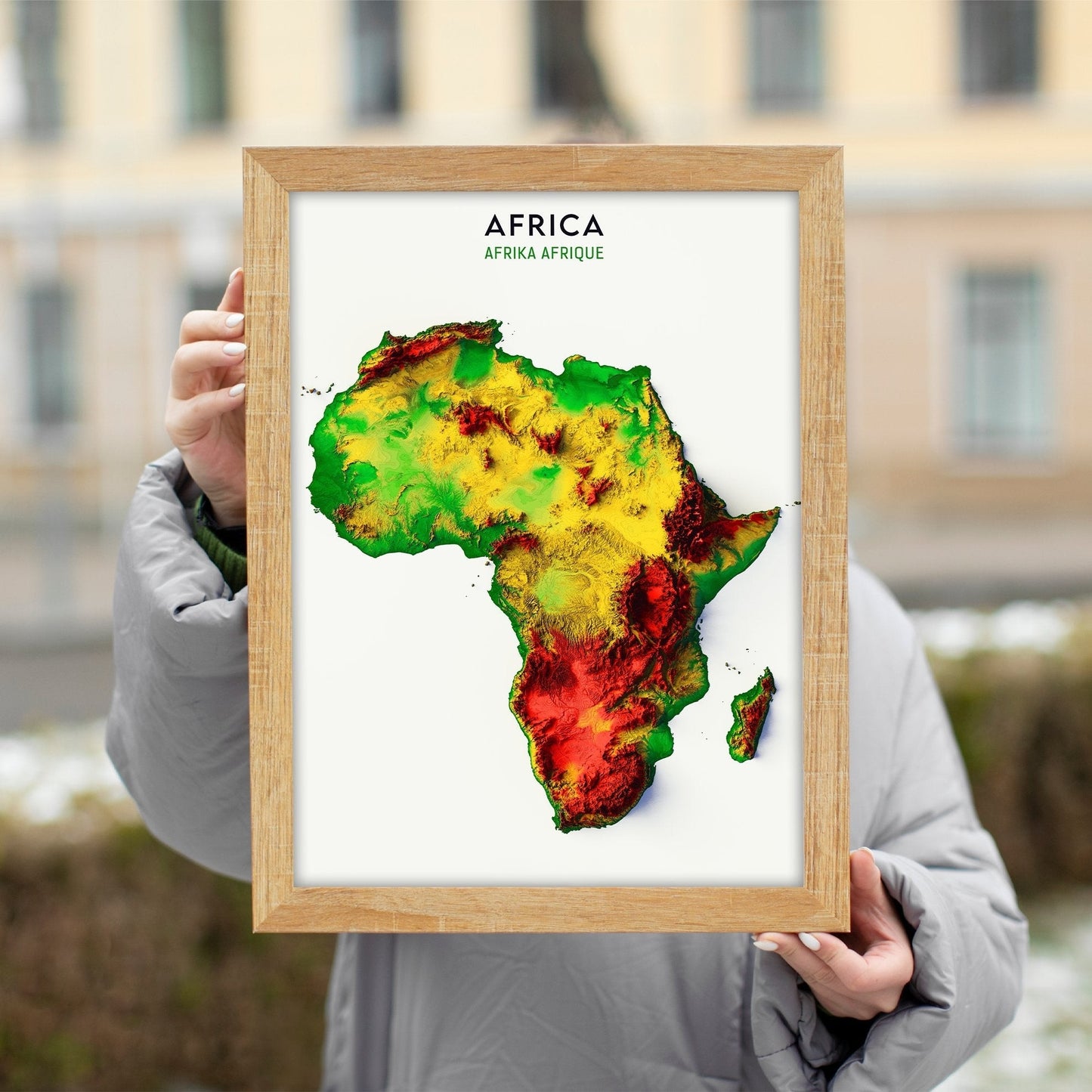 Africa Relief Map