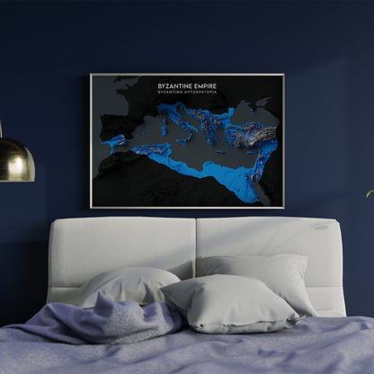 Byzantine Empire Relief Map