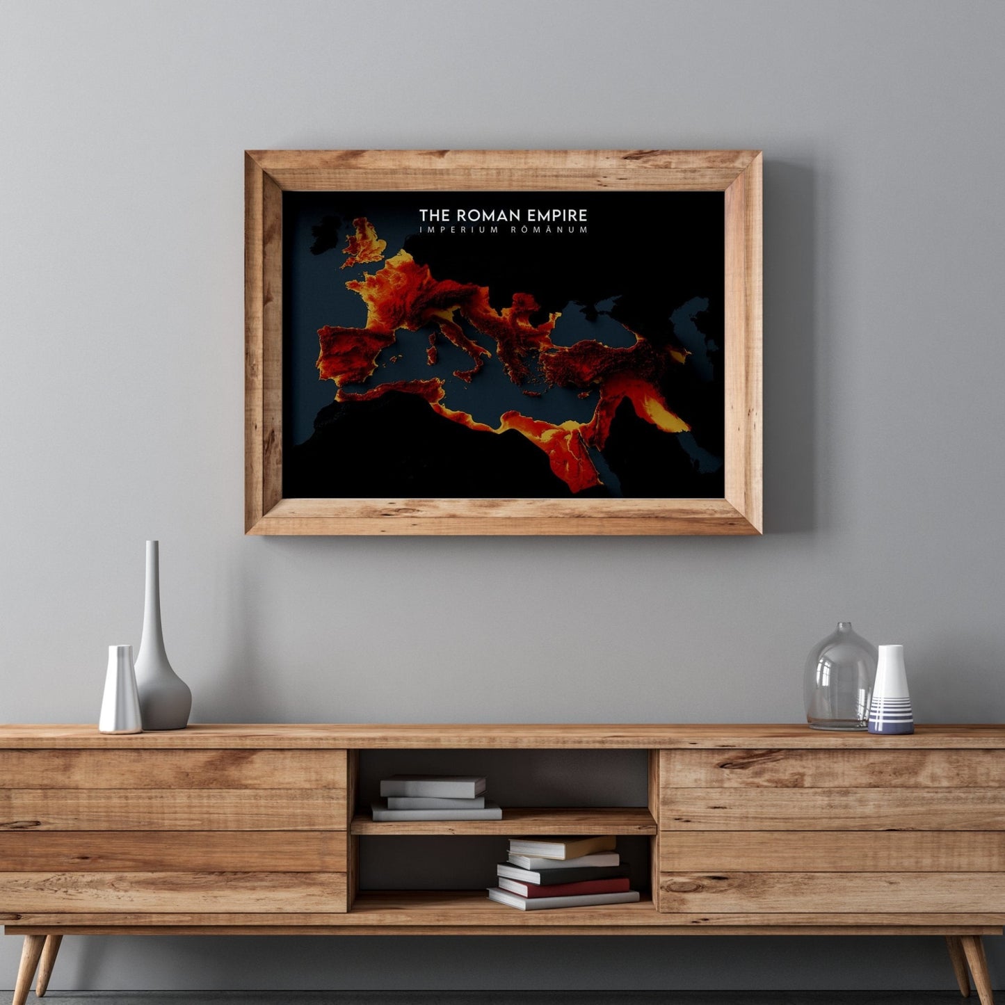 Roman Empire Relief Map