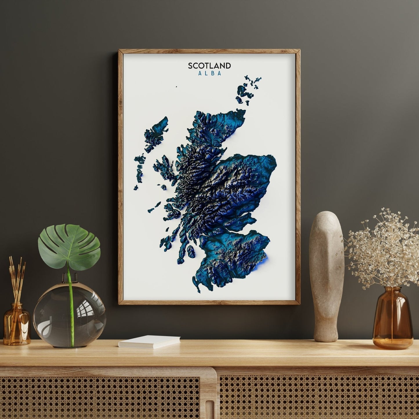 Scotland Relief Map