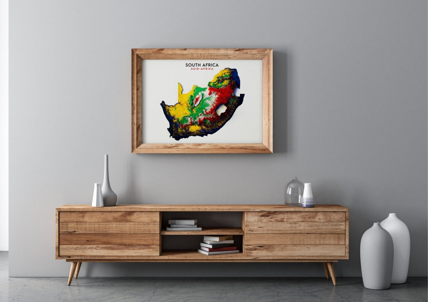 South Africa Relief Map