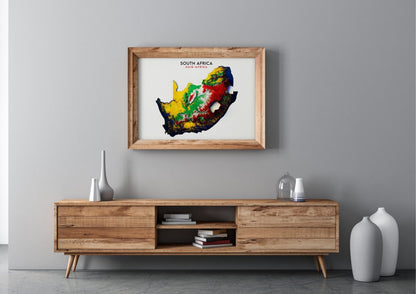 South Africa Relief Map