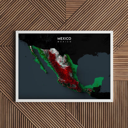 Mexico Relief Map
