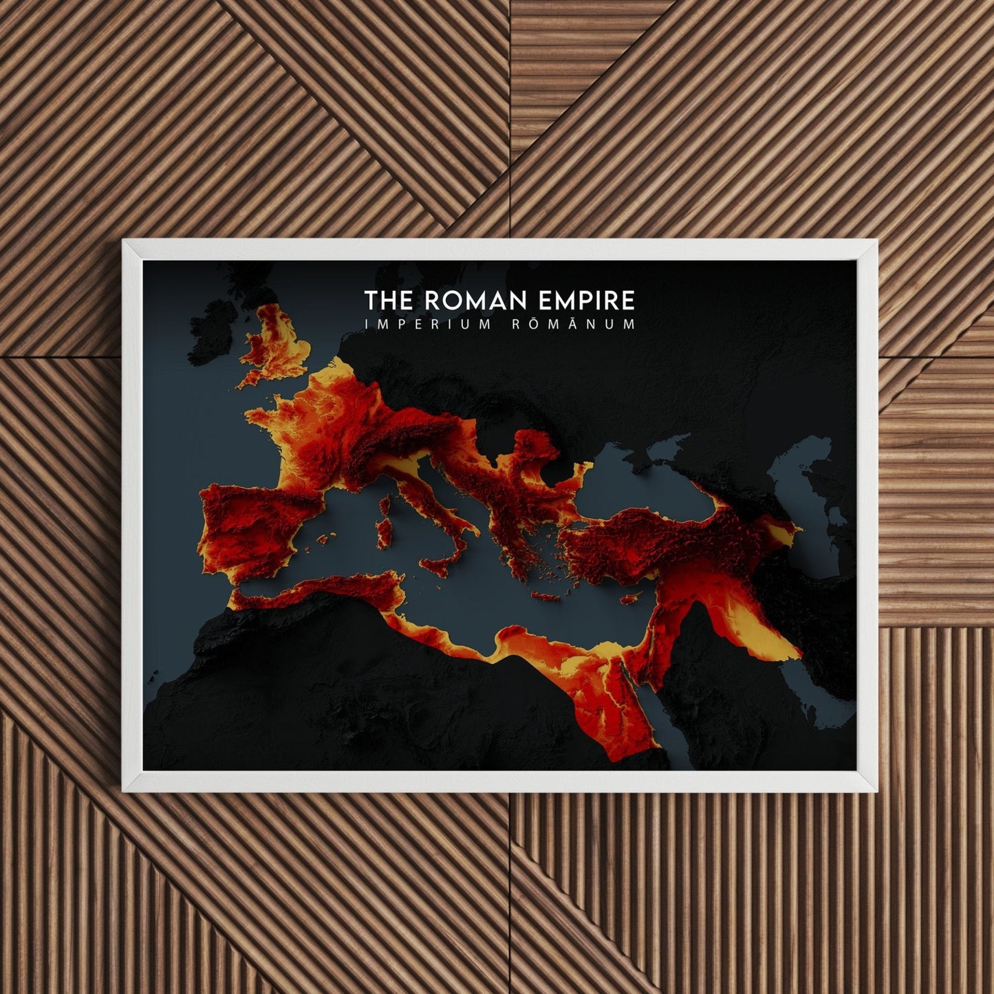 Roman Empire Relief Map