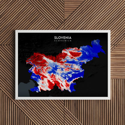 Slovenia Relief Map
