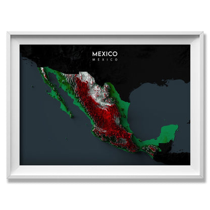 Mexico Relief Map