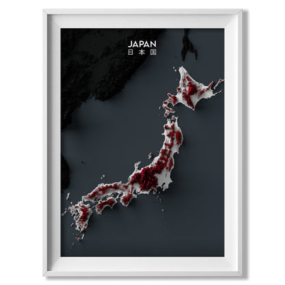 Japan Relief Map