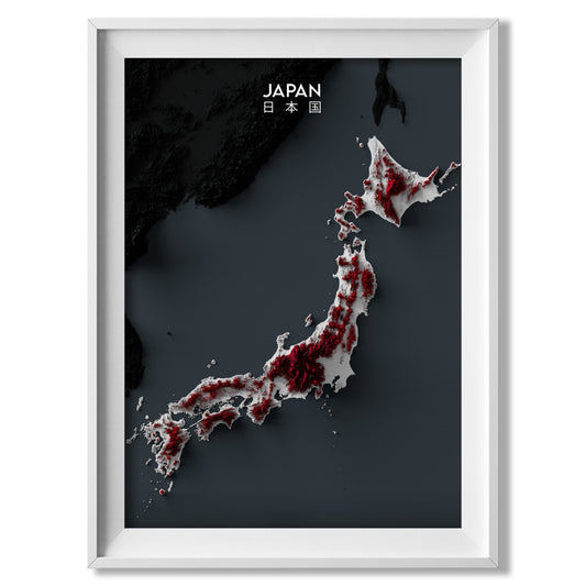 Japan Relief Map