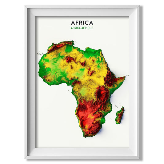 Africa Relief Map