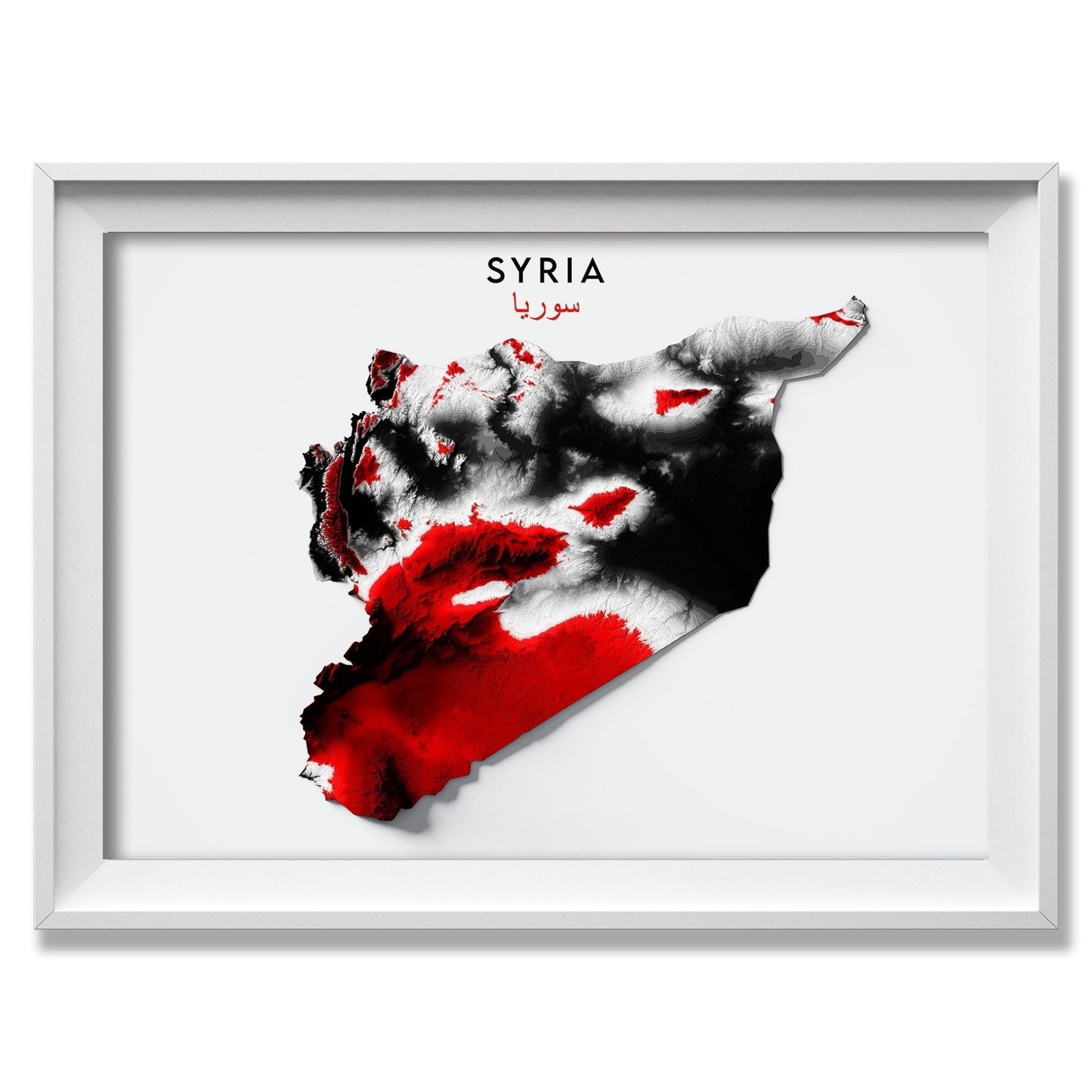Syria Relief Map