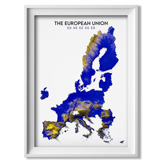 European Union Relief Map