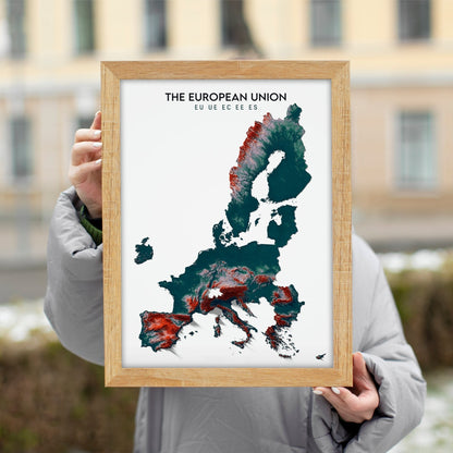 European Union Relief Map