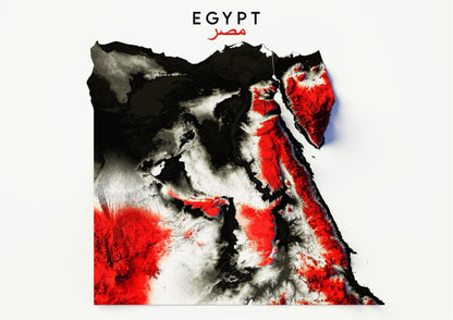 Egypt Relief Map