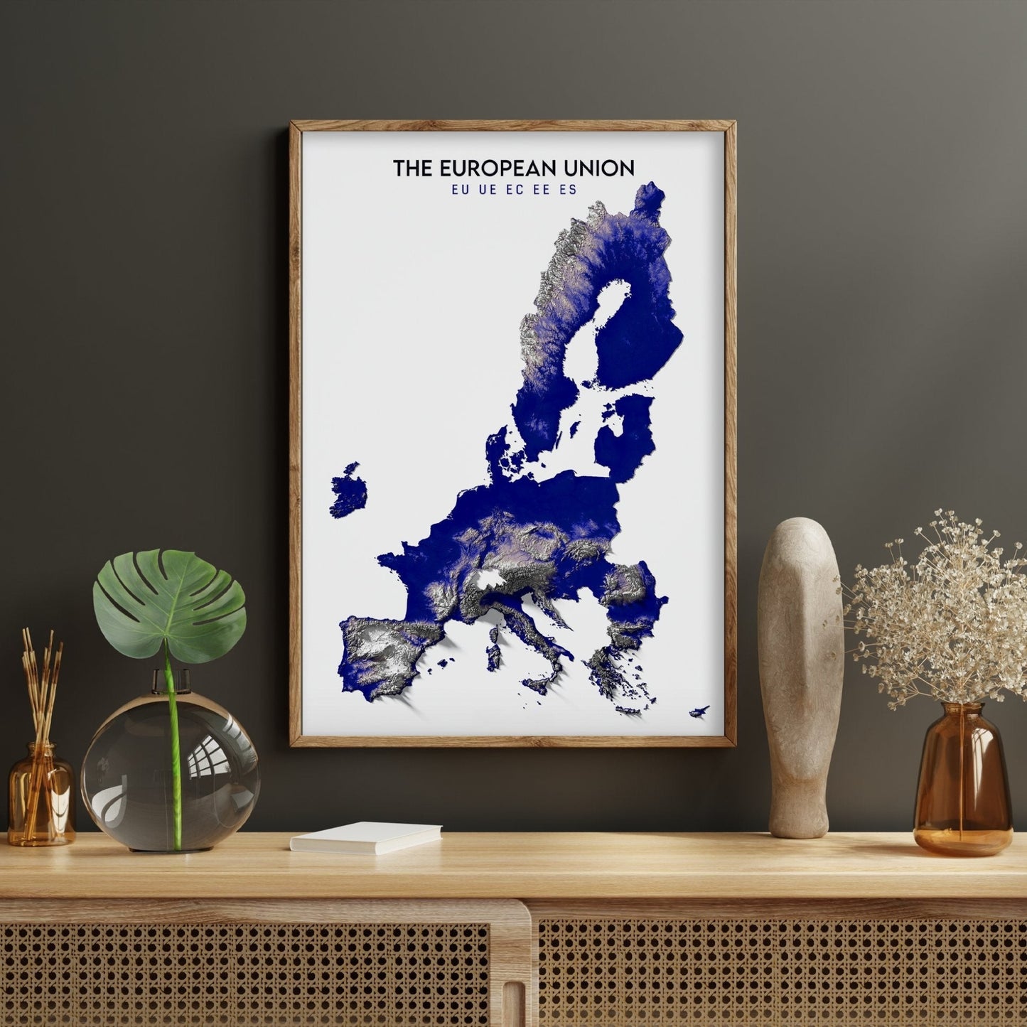 European Union Relief Map