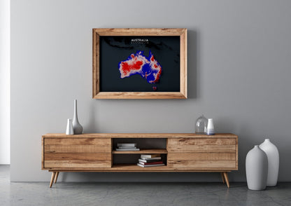 Australia Relief Map