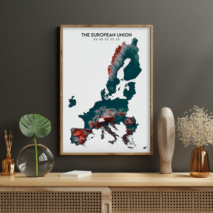 European Union Relief Map
