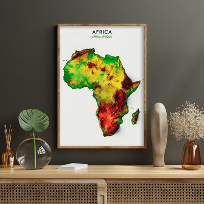 Africa Relief Map