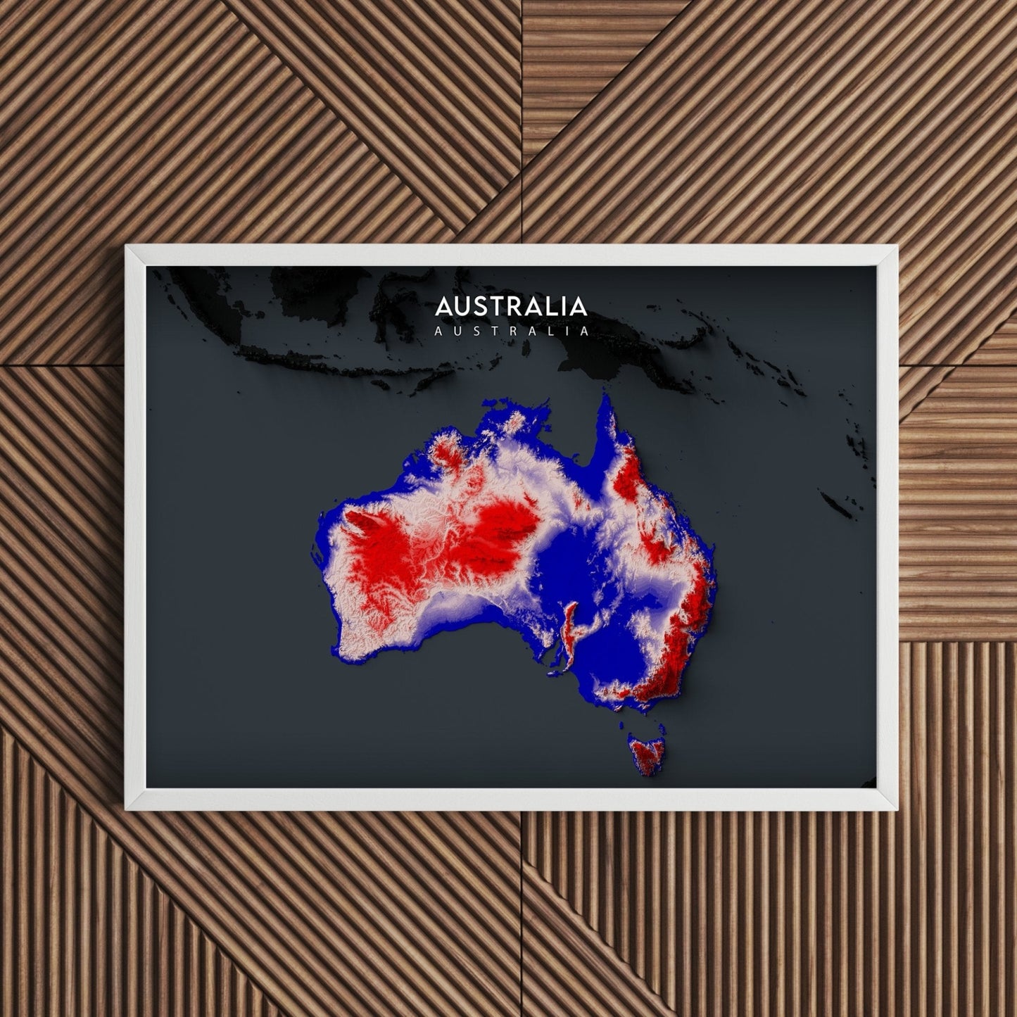 Australia Relief Map