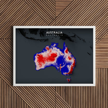 Australia Relief Map