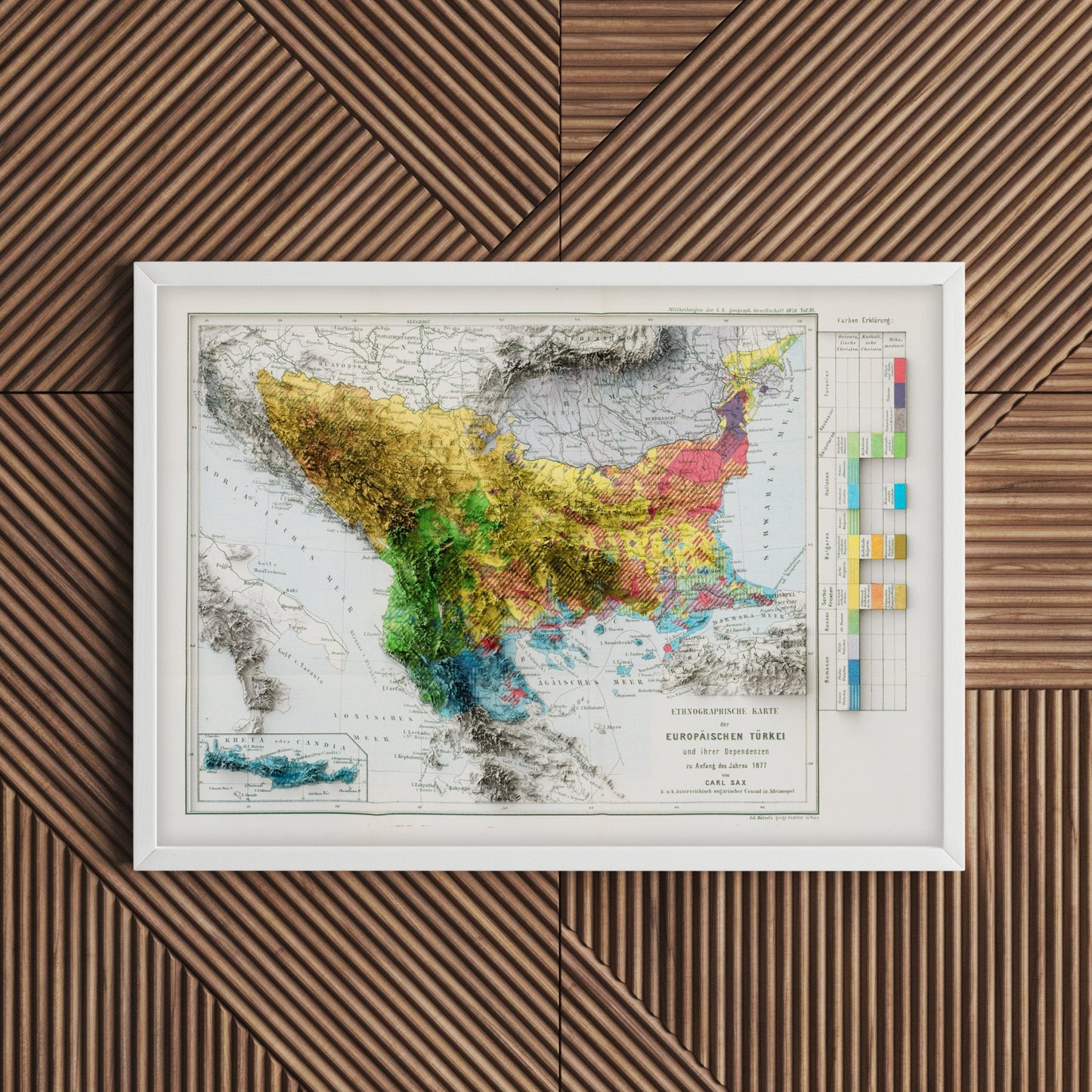 Balkans Historic Relief Map