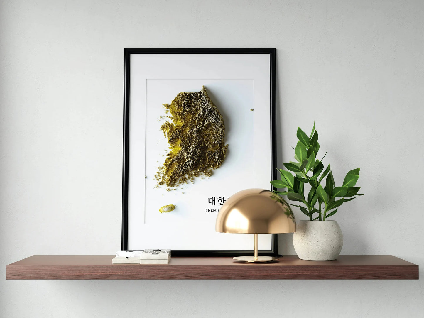 South Korea Relief Map