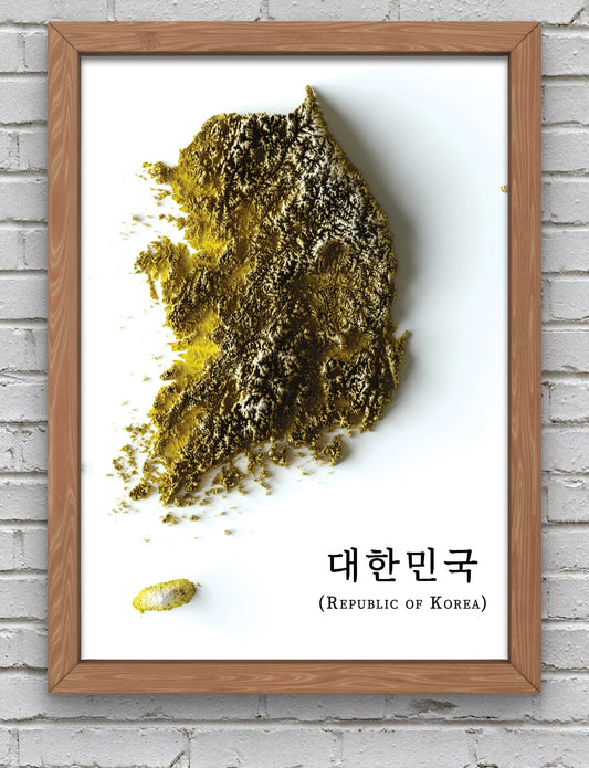 South Korea Relief Map