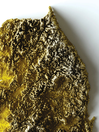 South Korea Relief Map