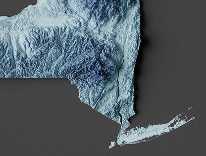 New York State Relief Map
