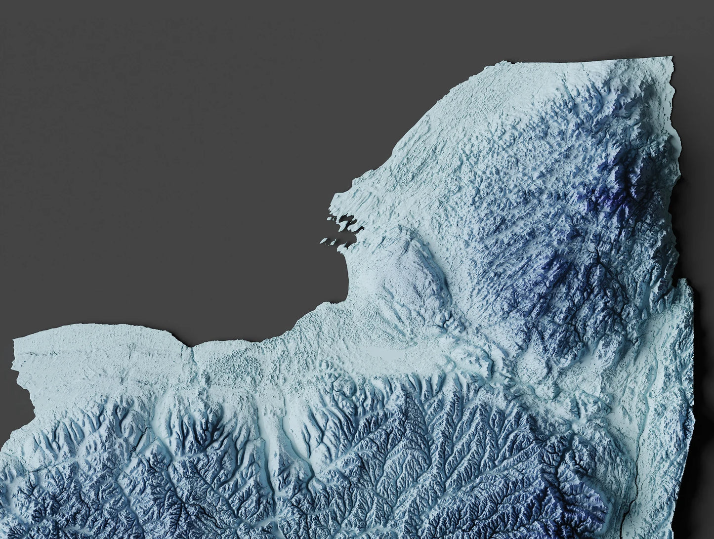 New York State Relief Map