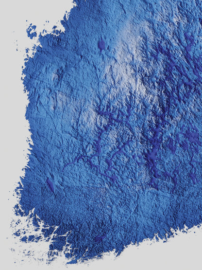 Finland Relief Map