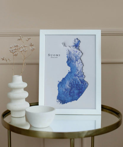 Finland Relief Map