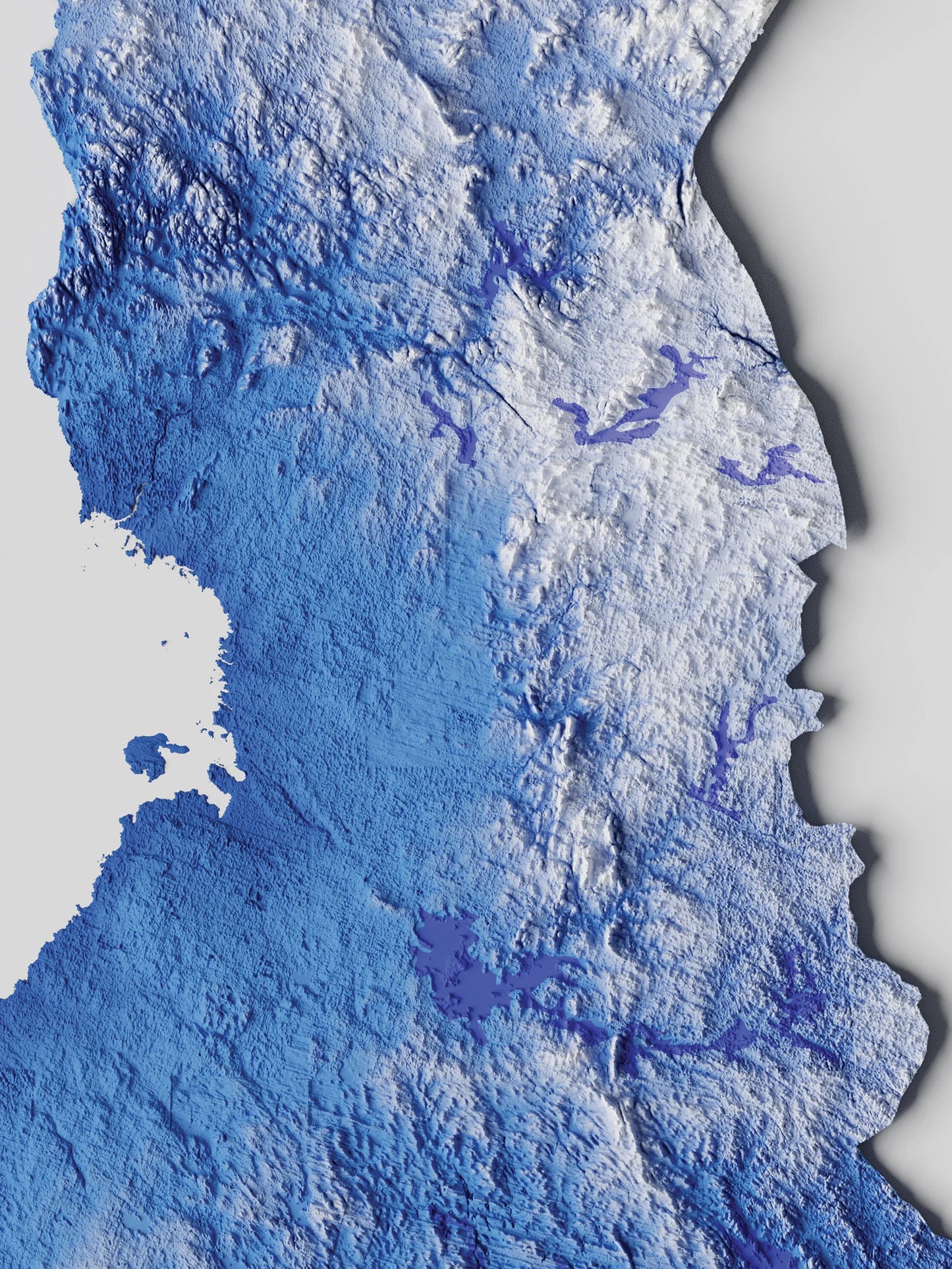 Finland Relief Map