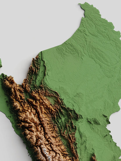Peru Relief Map