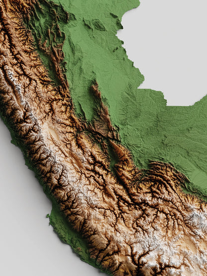Peru Relief Map