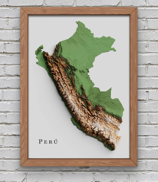 Peru Relief Map