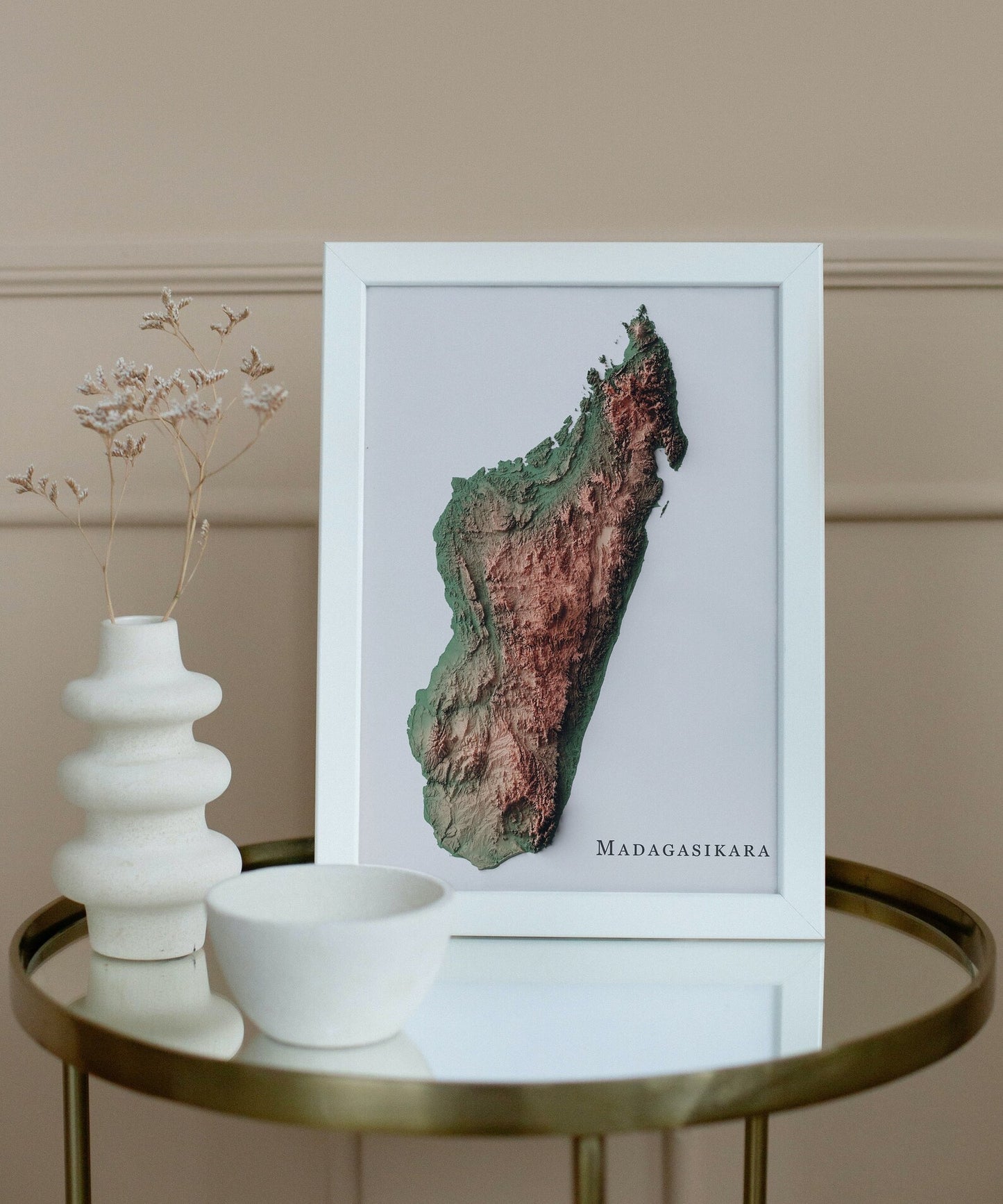 Madagascar Relief Map