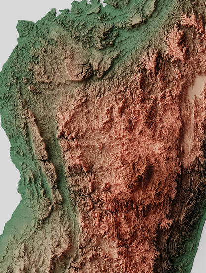 Madagascar Relief Map