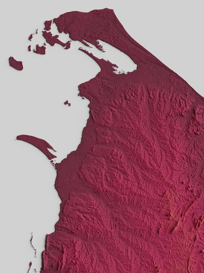 Sri Lanka Relief Map