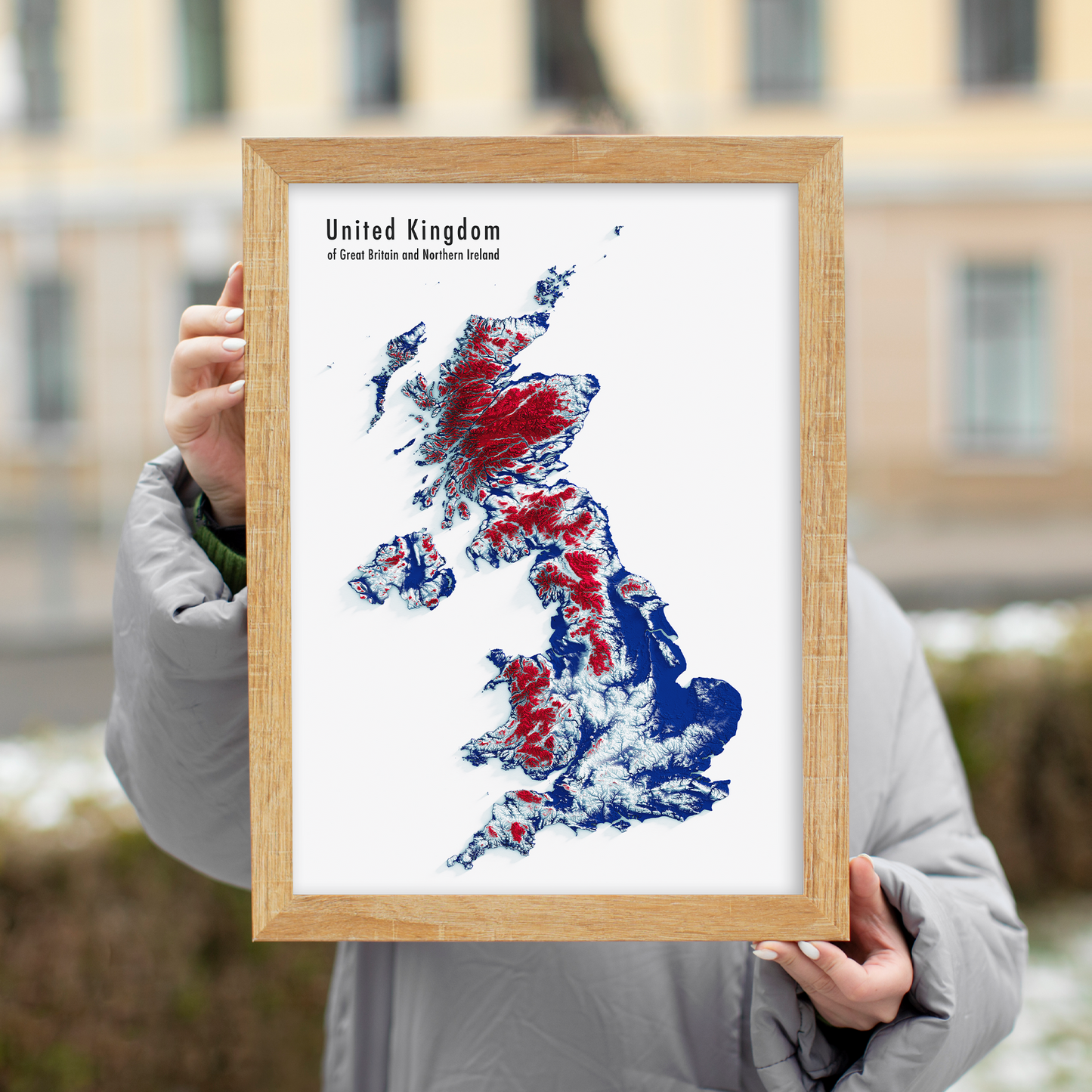 United Kingdom Relief Map